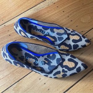 Rothy’s The Point Cheetah print ballet flat